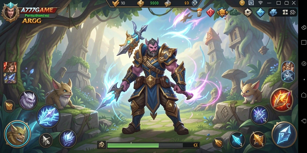 Tampilan gameplay menarik dalam A777GAME dengan aksi ARPG yang seru.