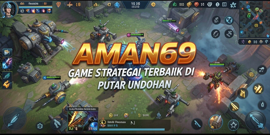 Tampilan seru gameplay strategis AMAN69 dengan grafis menarik.