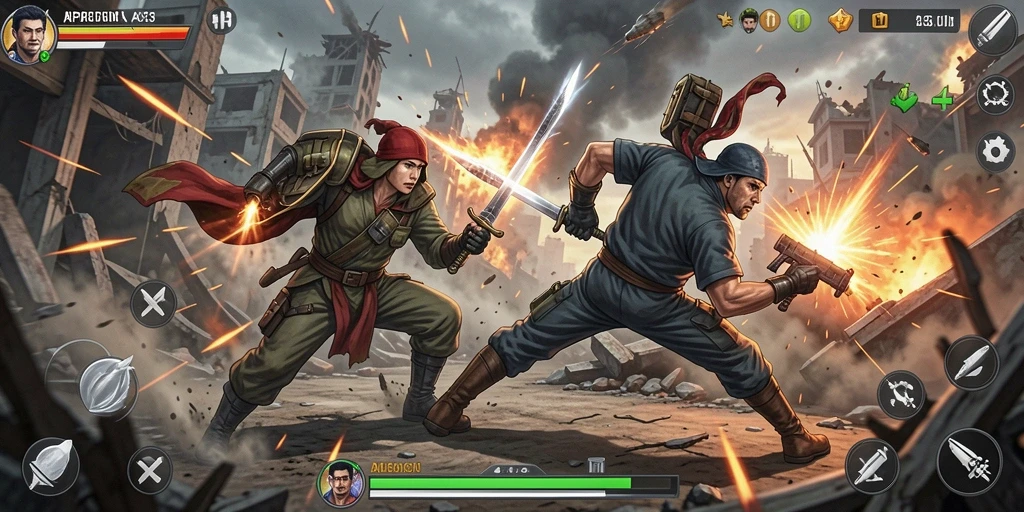 Tampilan gameplay API33 yang menarik dan penuh aksi.