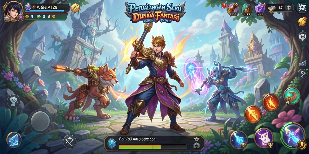 Tampilan gameplay ASIA128 yang menakjubkan dan penuh petualangan.
