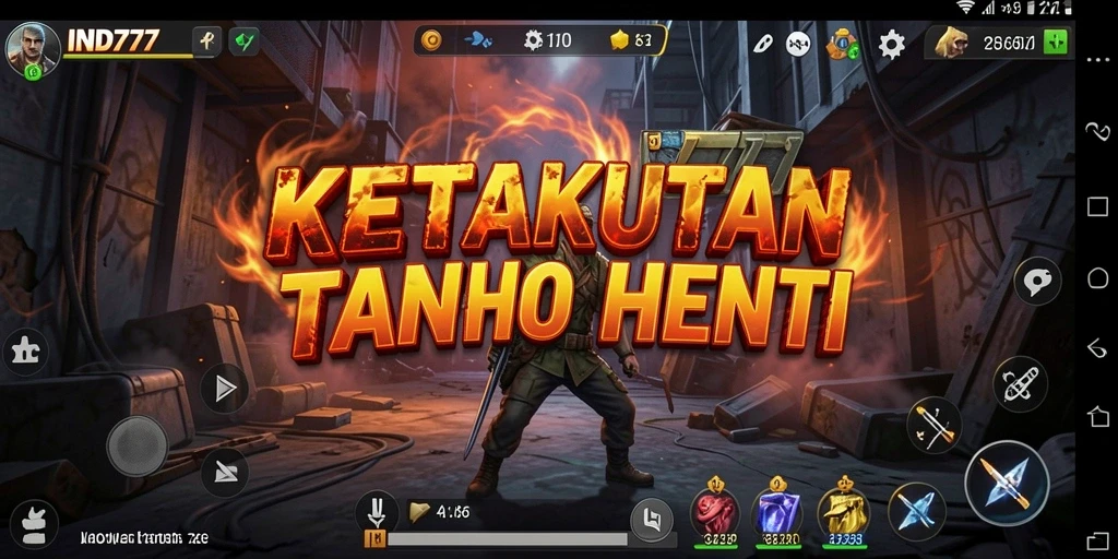 Tampilan gameplay <strong>IND777</strong> yang menegangkan dan mencekam.