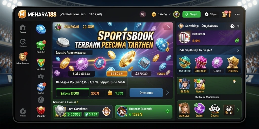 Tampilan screenshot dari gameplay MENARA188 dalam taruhan olahraga.