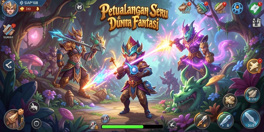 Screenshot gameplay SIAP108 menampilkan petualangan seru dan grafis yang memukau.